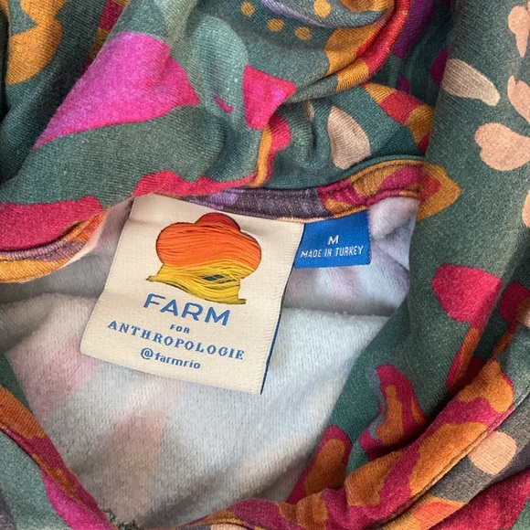 Anthropologie Farm Rio Magda Floral Hoodie Medium - Picture 5 of 9